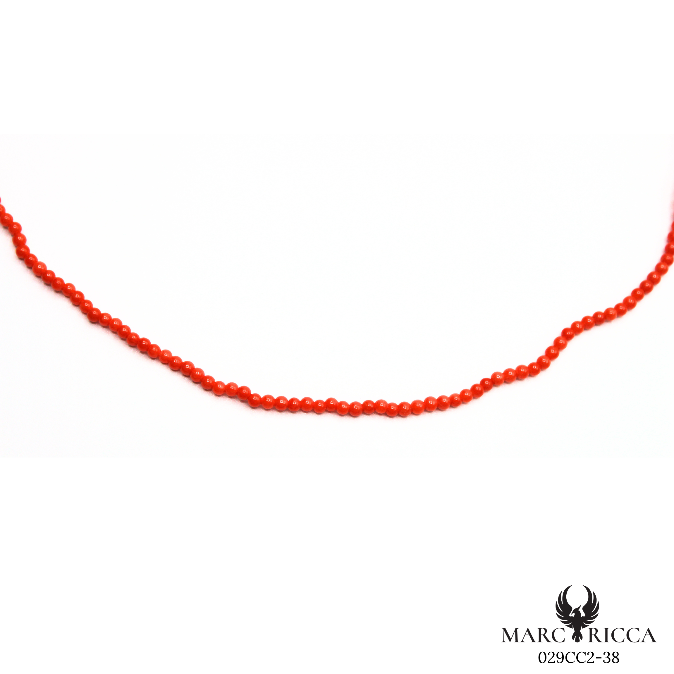 Collier Or Corail Perle 2/3mm