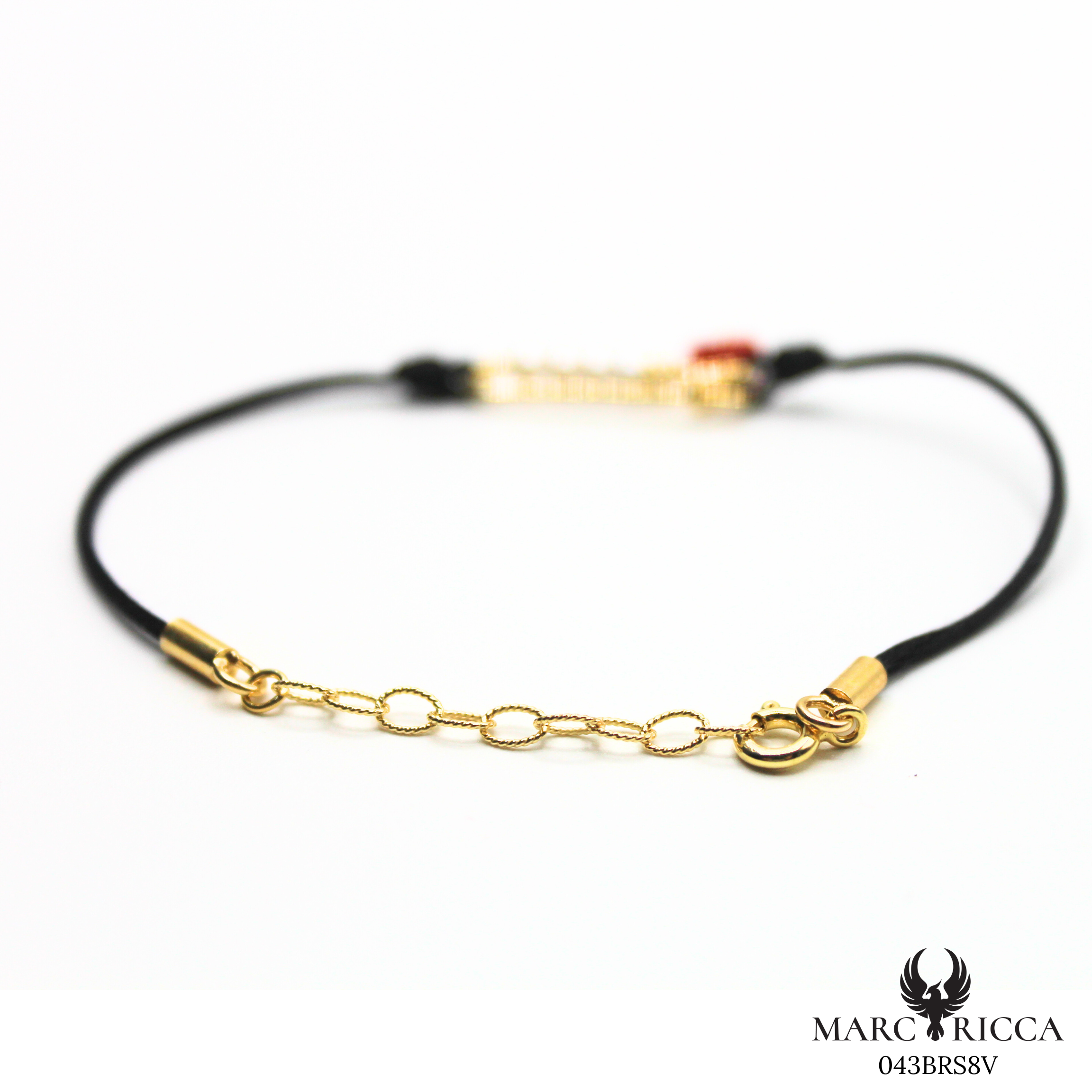 Bracelet Vermeil Corail & Perles Broche