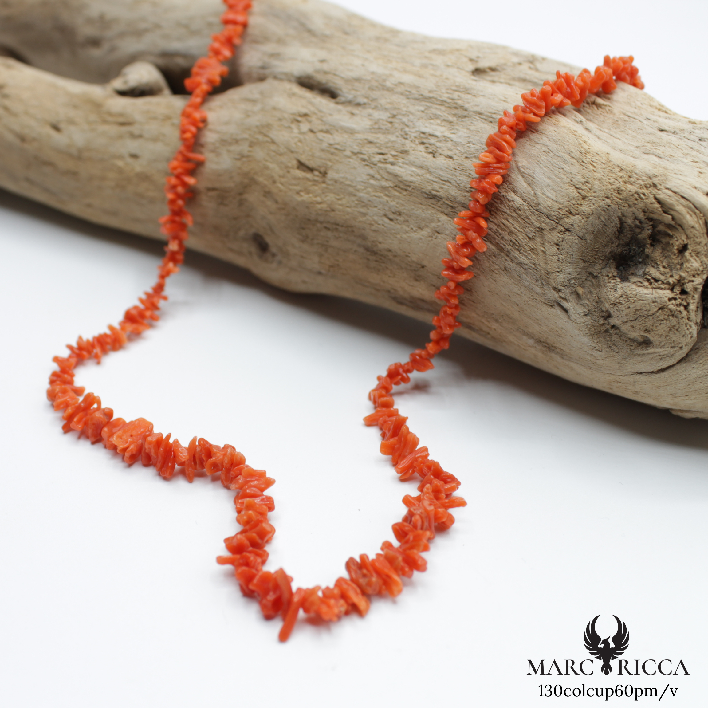 Collier Vermeil Corail Cupolino