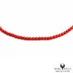 Collier Or Corail Perle 45mm