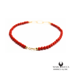 Bracelet Or Corail Cupolino & Triple Anneaux