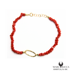 Bracelet Or Corail Sasso & Anneau