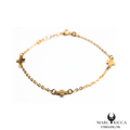 Bracelet Or Triple Croix Pleines 9 carats
