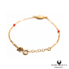 Bracelet Or Corail Perle & Madone