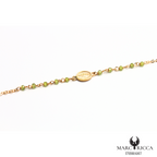 Bracelet Or Madone & Perle Cristal Colorés