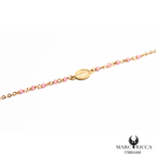 Bracelet Or Madone & Perle Cristal Colorés