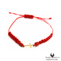 Bracelet Or Cordon Corail Sasso & Croix