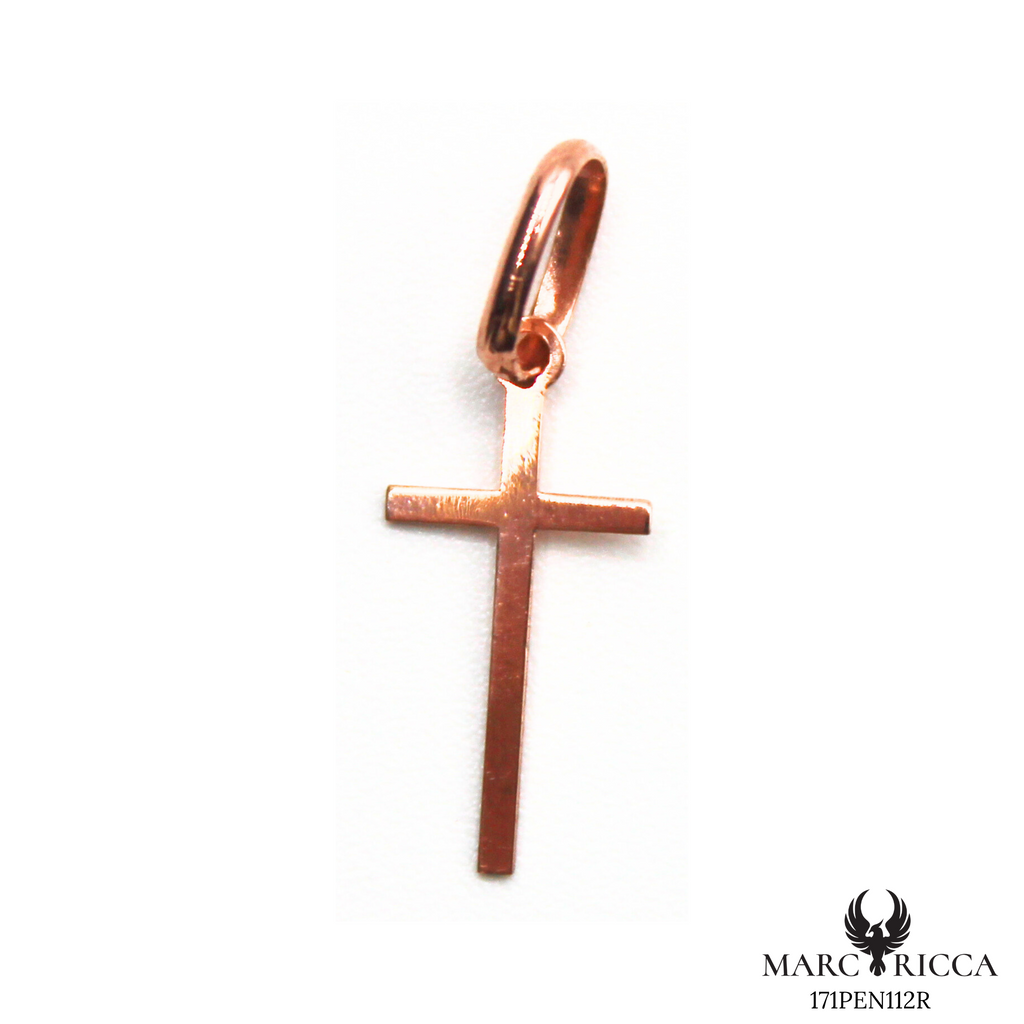 Pendentif Or Rose Croix