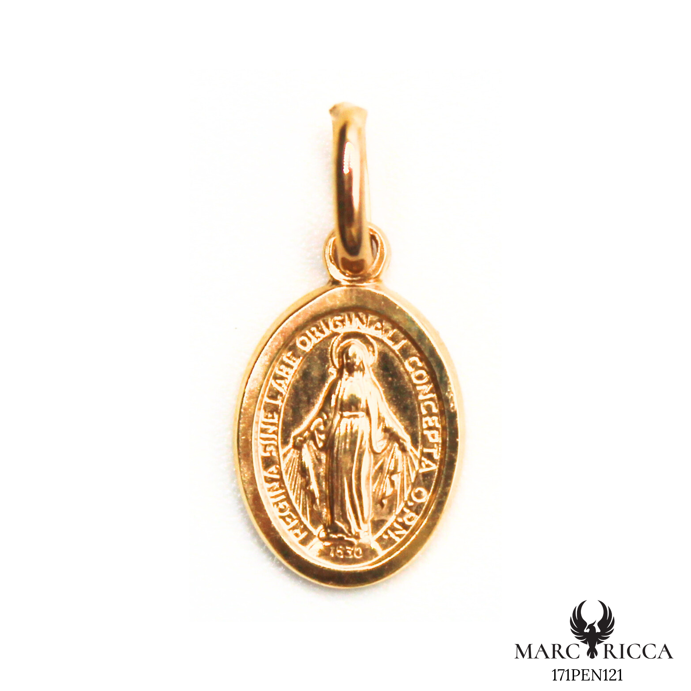 Pendentif Or Madone 1cm & 0.86cm