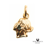 Pendentif Or Tête de Maure 3D
