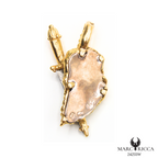 Pendentif Or & Argent 925 Corse, Main & Stylet Pièce Unique