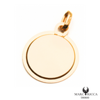 Pendentif Or Médaille Ange