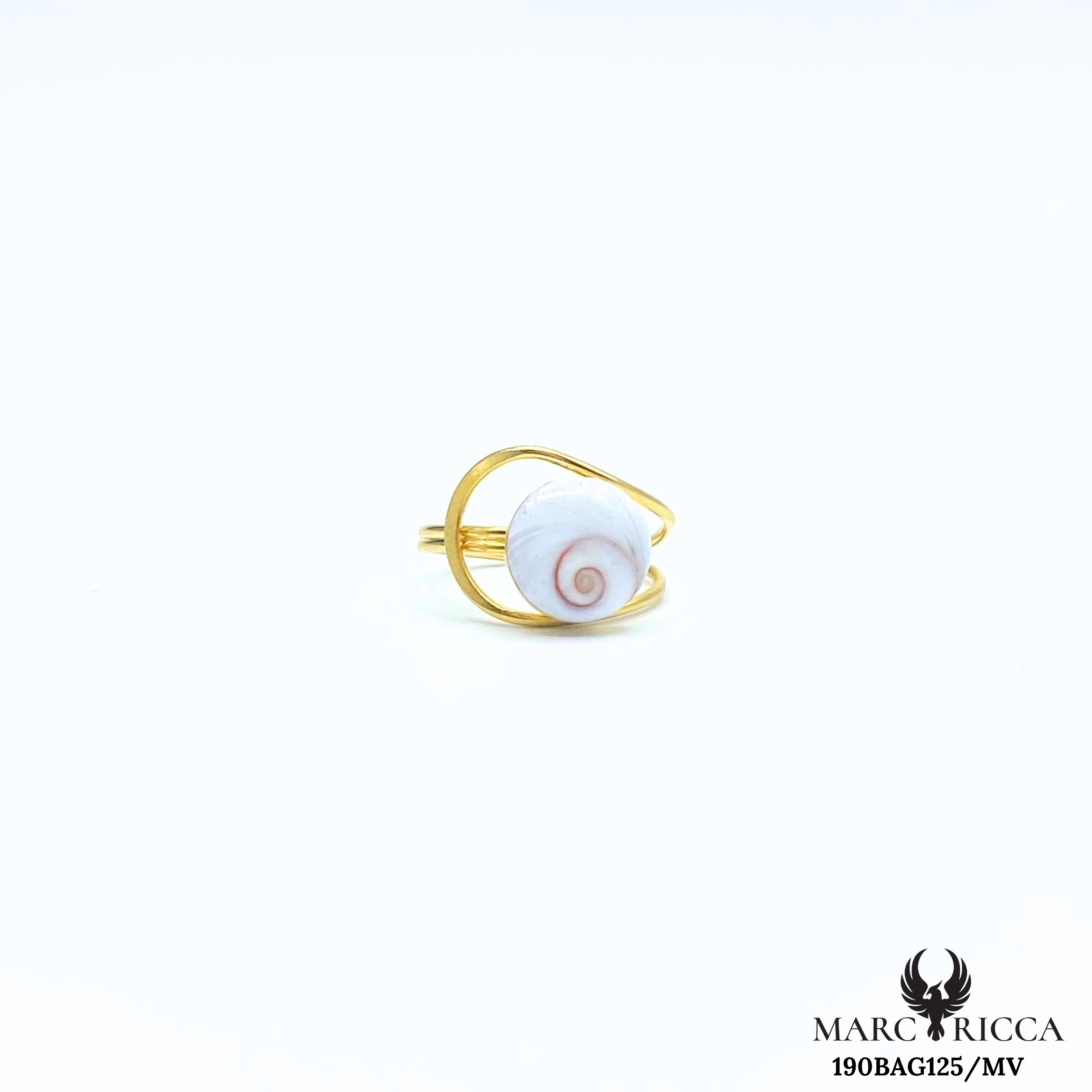 Bague œil de Sainte Lucie réglable