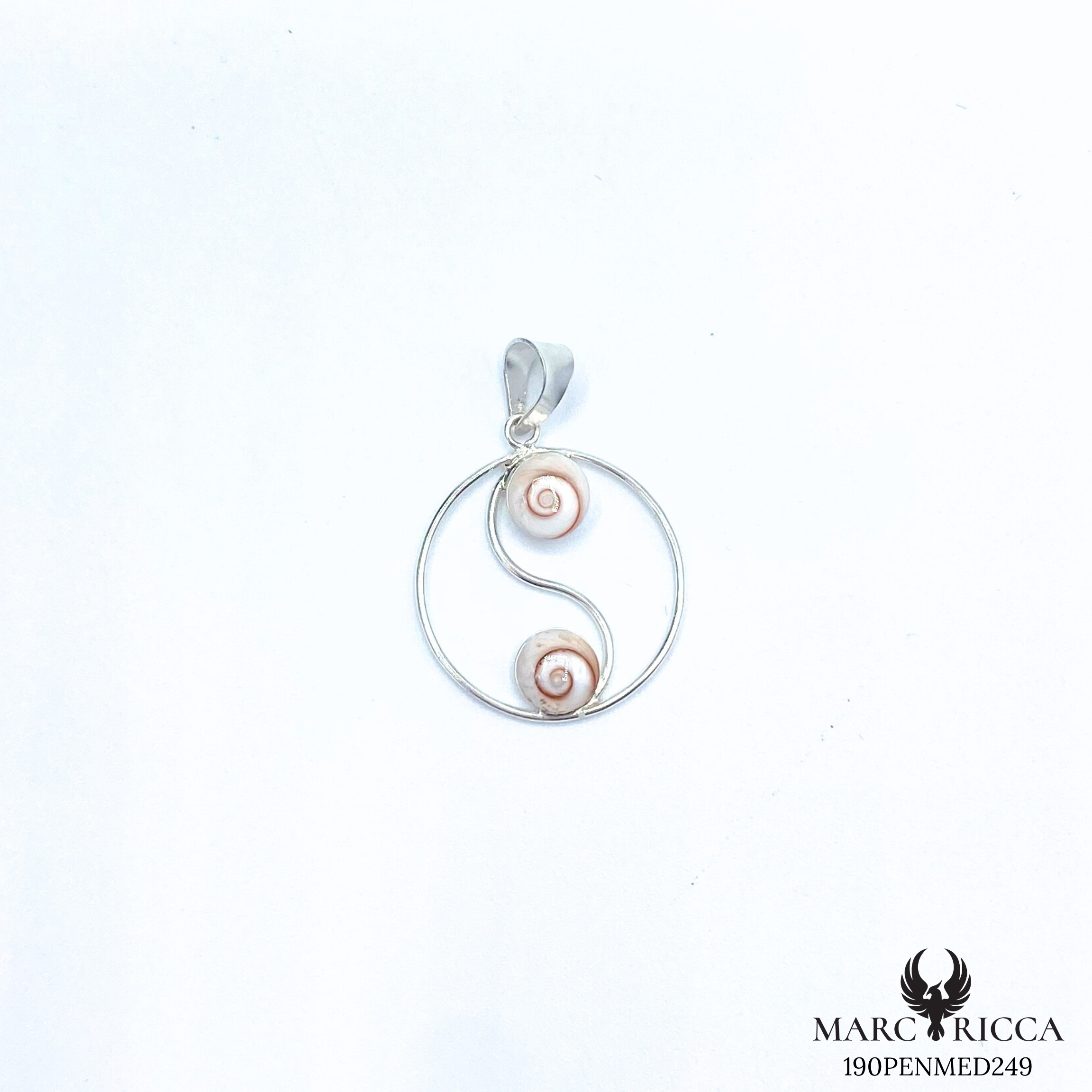 Pendentif œil de Sainte Lucie Yin & Yang