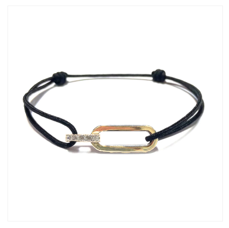 Bracelet Maillons en Argent doré - VALENZI