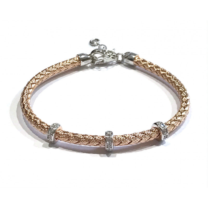 Bracelet Enfant en Argent rosé - VALENZI