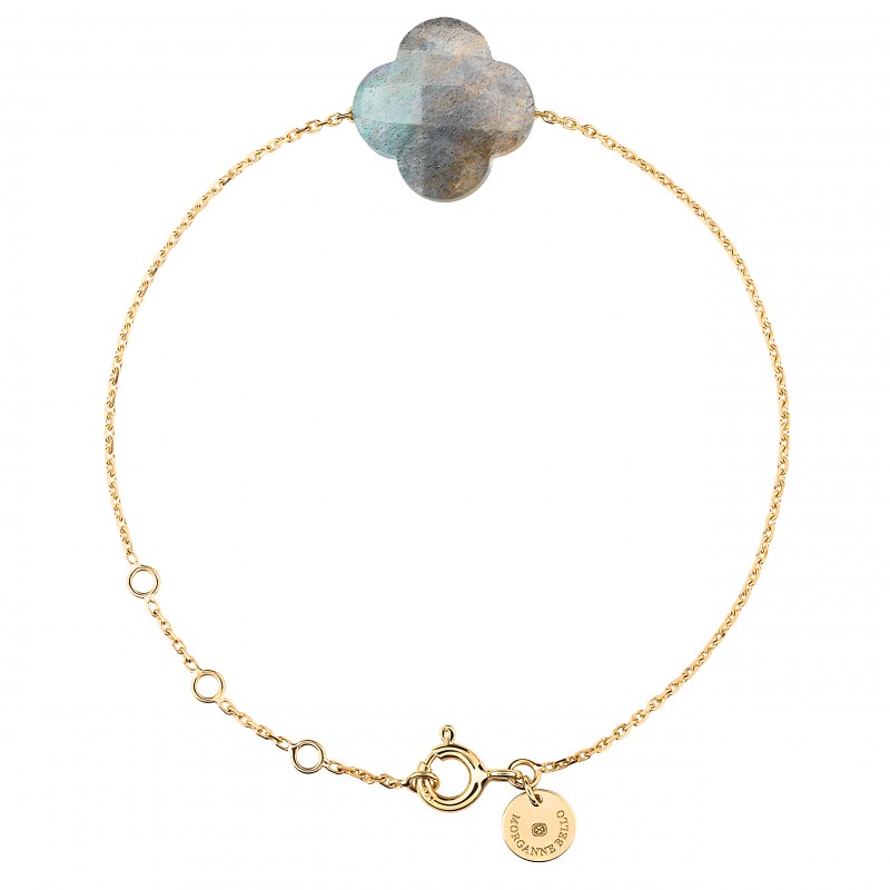 Bracelet Labradorite Or Jaune FRIANDISE - Morganne Bello