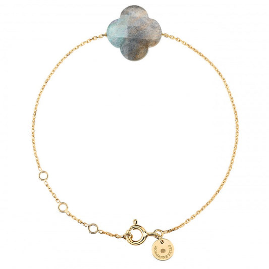 Bracelet Labradorite Or Jaune FRIANDISE - Morganne Bello