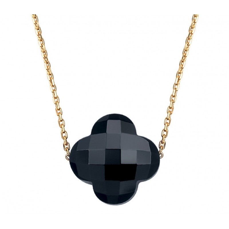 Collier Onyx Or Jaune FRIANDISE - Morganne Bello